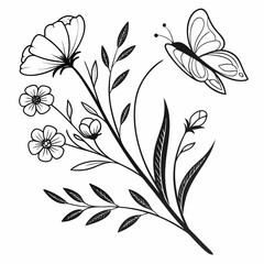 vector floral background