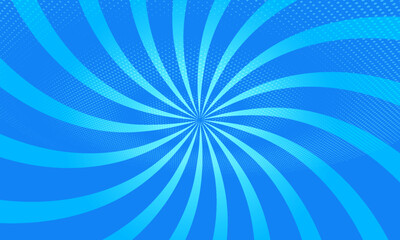 Blue Spiral Background Vector illustration