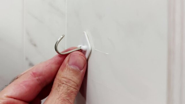 Learn how to securely install a no-drill adhesive hook on marble or tile walls-perfect for renters or delicate surfaces. Quick, damage-free setup with pro tips