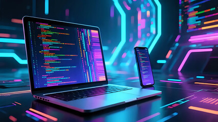 Obraz premium computer network concept