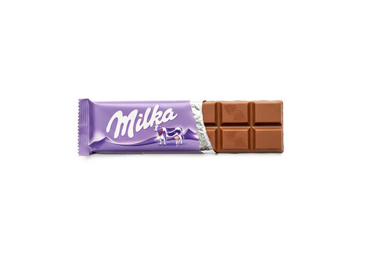 milka milk chocolate candy bar wrapper sweet snack treat