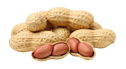 Roasted Peanuts In Shell Closeup
