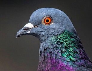 Close-up of a pigeon's head (1)