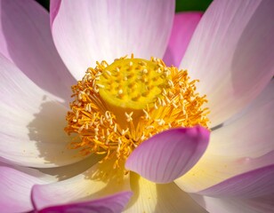 Close-up of a pink lotus flower