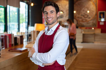 portrait of a male proprietor of a wine distillery