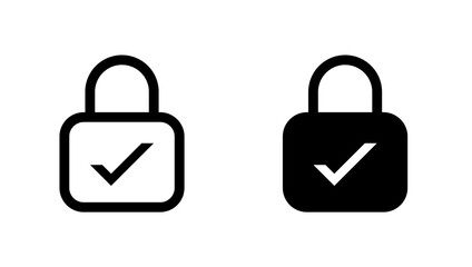 Protection and Secure icon. Security Lock