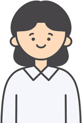 Cute Girl Character Illustration