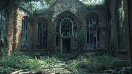 Fototapeta premium old abandoned church