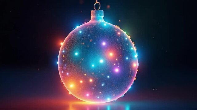 Digital Christmas ball