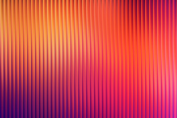 Fototapeta premium Abstract vertical ribbed texture with a vibrant gradient of purple to orange