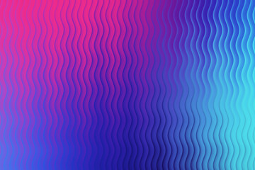 Abstract wavy lines background with pink blue and cyan gradient