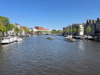 Obraz premium cityscape in Amsterdam, Netherlands