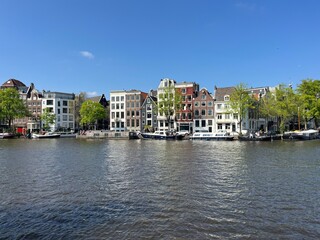 cityscape in Amsterdam, Netherlands