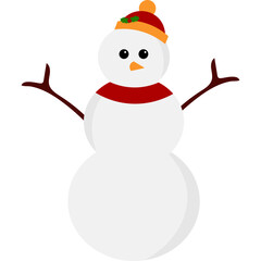 Cute Snowman Illustration