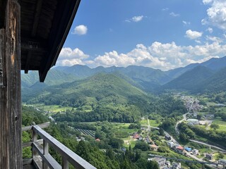 山寺からの山形の風景