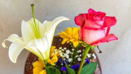 Close-up of colorful flowers