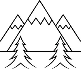 Obraz premium tent icon vector illustration