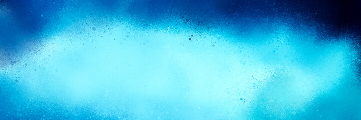 blue grunge acrylic paint banner background