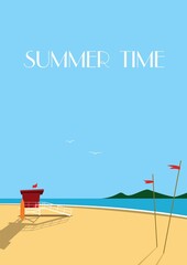 summer beach background