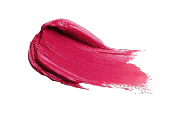 Swathe of vibrant pink lipstick