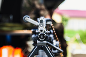 Mag 58 machine gun, french army