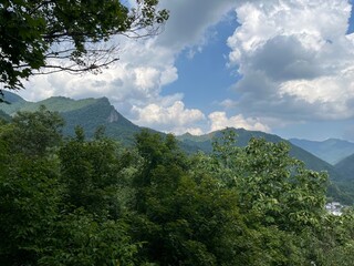 山形の山からの風景