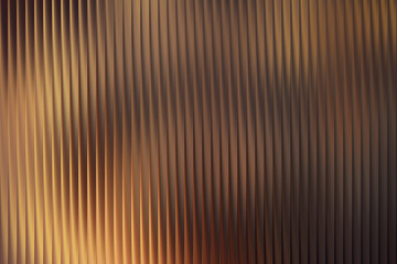 Obraz premium Vertical ribbed textured background with warm metallic and brown hues
