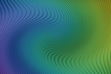 Abstract swirling waves of blue, green, and yellow gradient