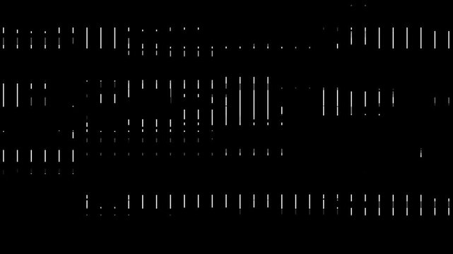 Abstract White Vertical Lines and Symbols on Black Keywords: abstract, white, vertical, lines