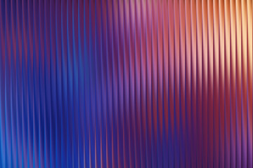 Vertical ribbed textured background with blue and red gradient