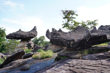 Phu Pha Thoep is a tourist attraction in Mukdahan.