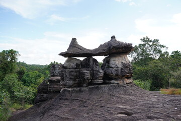 Phu Pha Thoep is a tourist attraction in Mukdahan.