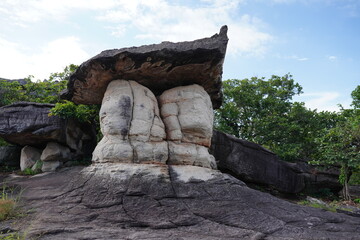 Phu Pha Thoep is a tourist attraction in Mukdahan.