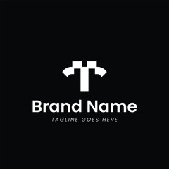 Fototapeta premium Creative T Letter Logo 