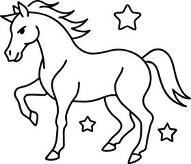 horse vector illustration