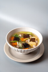 vegetable soup with meat