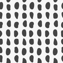 Abstract pebble dot seamless pattern. Vector 