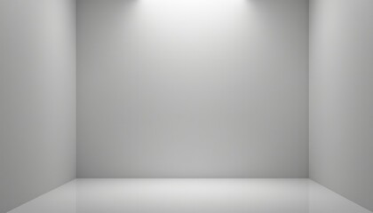 Obraz premium pure white void dimmed with a minimal radial gradient