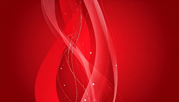 Red abstract swirls with light trails