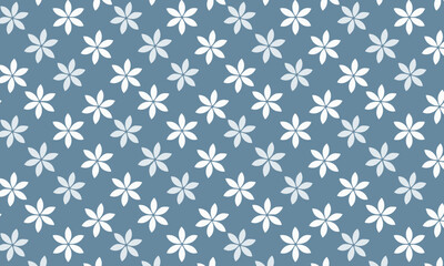 Autumn Botanical Seamless Pattern with Folk Art Florals