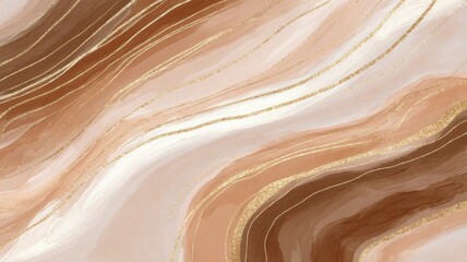 Elegant marble texture with gold accents. Artificial intelligence image