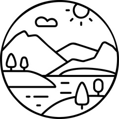 Landscape Icon