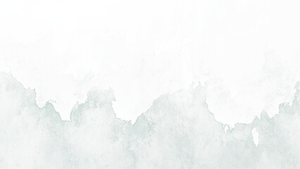 Watercolor background in white and gray painting with cloudy distressed texture and marbled grunge, soft fog or hazy lighting and light grey colors.