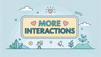Engaging Visual for Promoting Increased Interactions and Connections in Digital Spaces