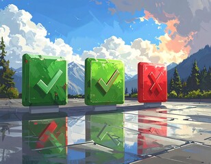 Digital art of choice options