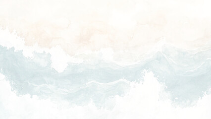 Abstract watercolor paint background by teal color blue and green with liquid fluid texture for background, banner	