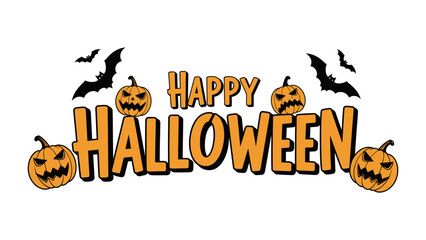 Spooktacular Halloween Message: Celebrate the spookiest night of the year with this festive graphic, featuring jack-o'-lanterns and bats against an orange backdrop, perfect for Halloween festivities.
