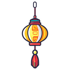 small charm, new year, vector, transparent background, festival, asia, culture, decoration, isolated, ornament, object, celebration, year, decor, celebrate
