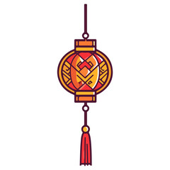 small charm, new year, vector, transparent background, festival, asia, culture, decoration, isolated, ornament, object, celebration, year, decor, celebrate