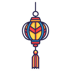 small charm, new year, vector, transparent background, festival, asia, culture, decoration, isolated, ornament, object, celebration, year, decor, celebrate